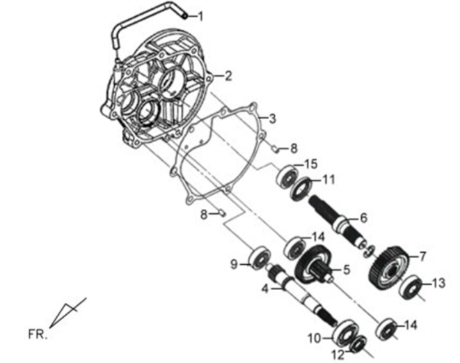 Wagi napędowe Sym X'PRO 125