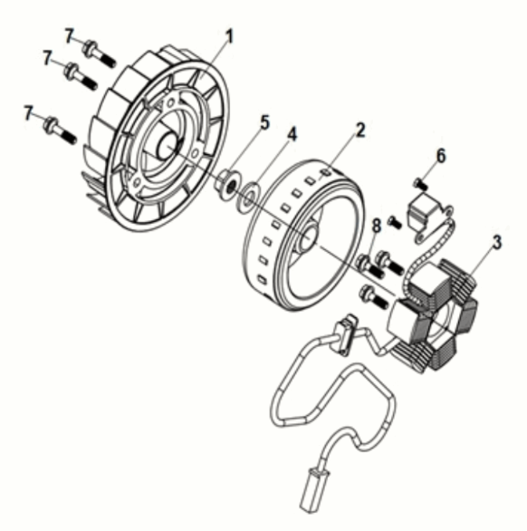 AC. gen assy Sym Jet 14 125I LC E5 2021-2024