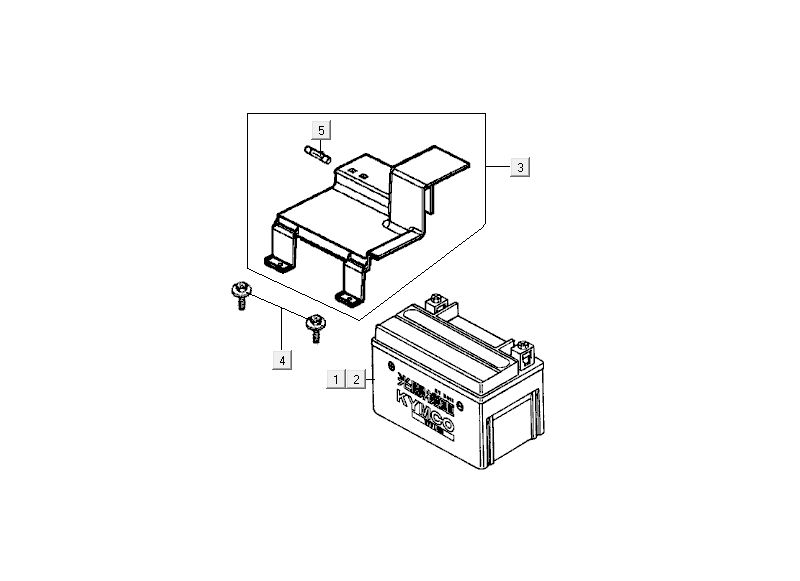 Bateria Kymco MXU 50