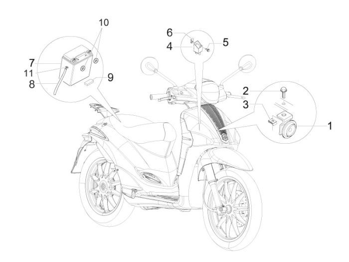 Bateria Piaggio Liberty 2-suwowa