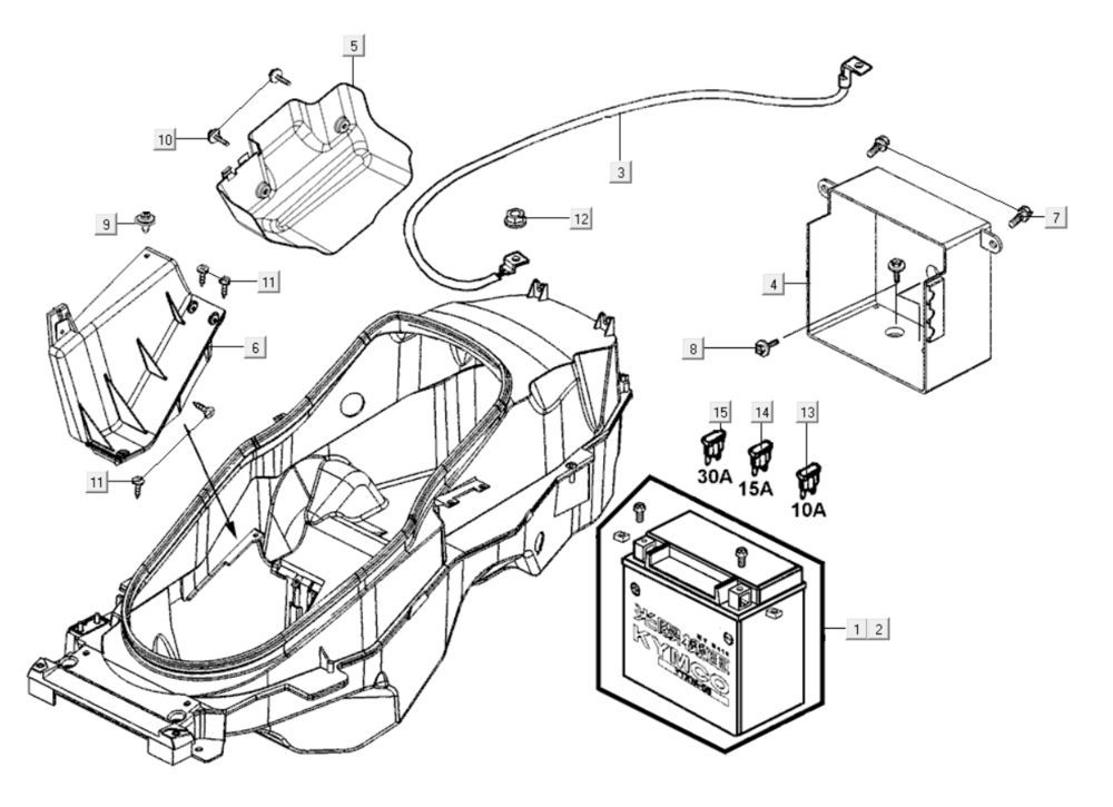Bateria Kymco Myroad 700i