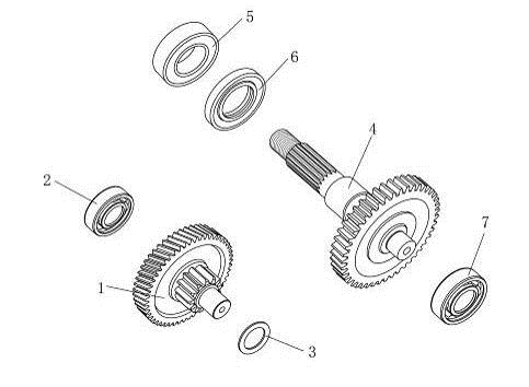 Oś tylna AGM Venom biała