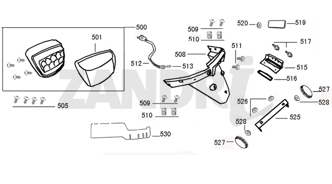 Czapka Santini Capri brązowa