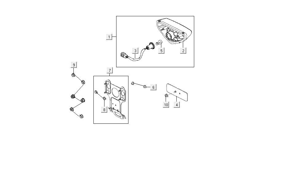 Lampa tylna Kymco MXU 150