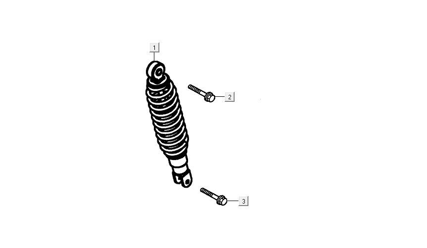 Amortyzator tylny Kymco Agility FR 12