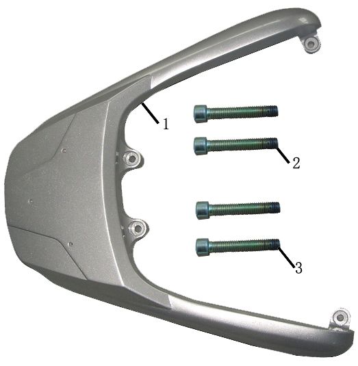 Bagażnik China Touring niebieski