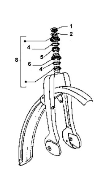Łożysko głowicy Vespa Ciao 2-suwowy