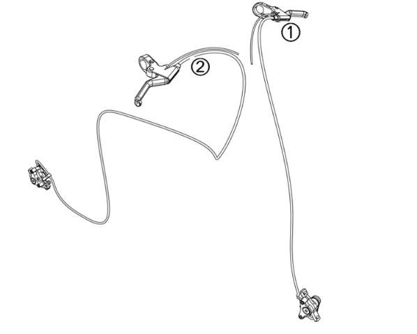 Układ hamulcowy Yadea Trooper 01 Fat bike