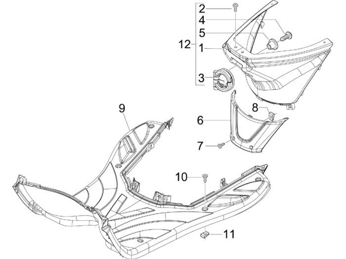 Płyta do biegania Piaggio Fly 4-suwowa