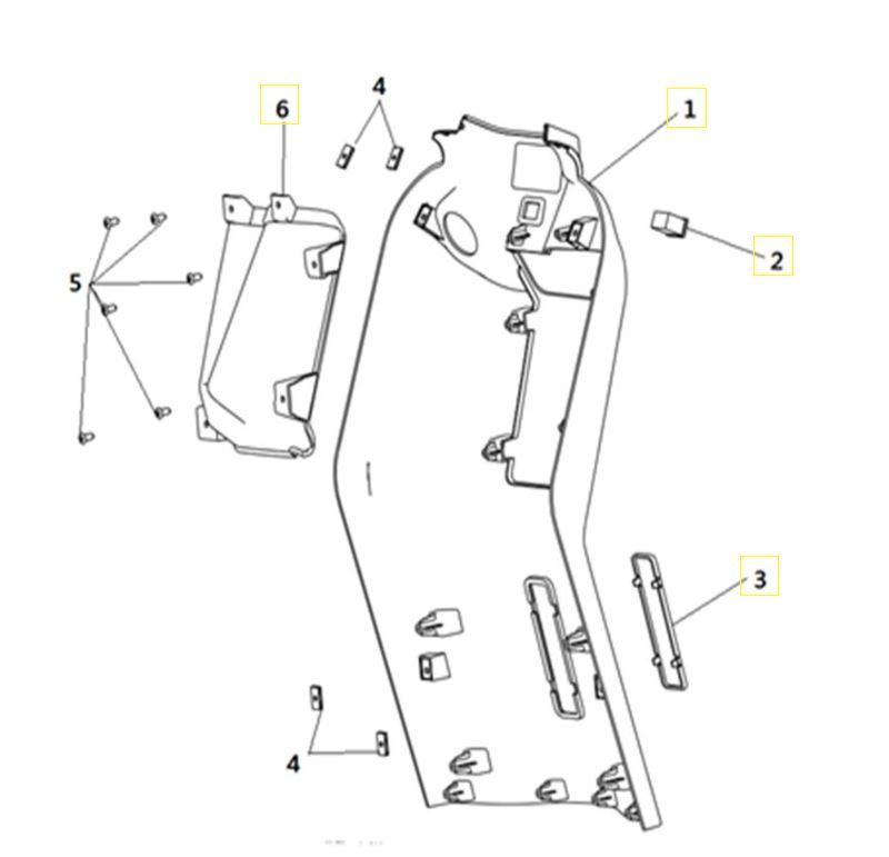 Legshield Goccia GEV2000-Beenschild Goccia GEV2000