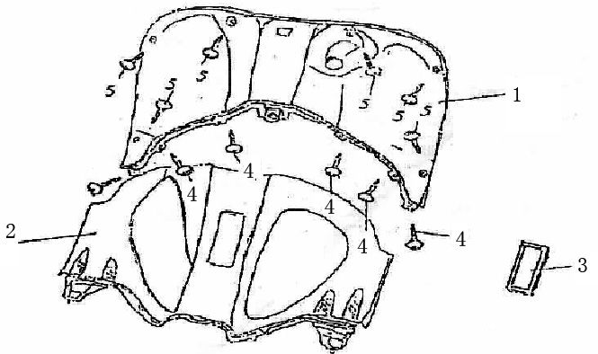 Legshield Iva Roma ciemnoniebieski