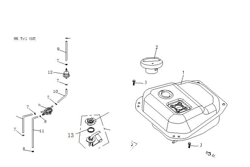 Zbiornik gazu AGM Ape50 brązowy