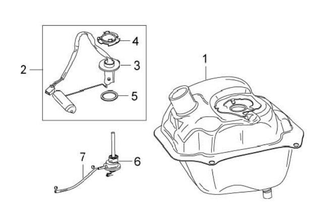 Zbiornik benzyny Berini Speedy 4-suwowy
