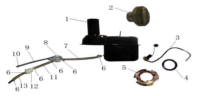 Zbiornik gazu China GT różowy