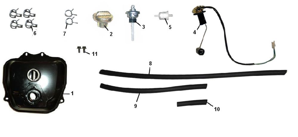Zbiornik paliwa Edwards Tomorrow VX50S 4-suwowy