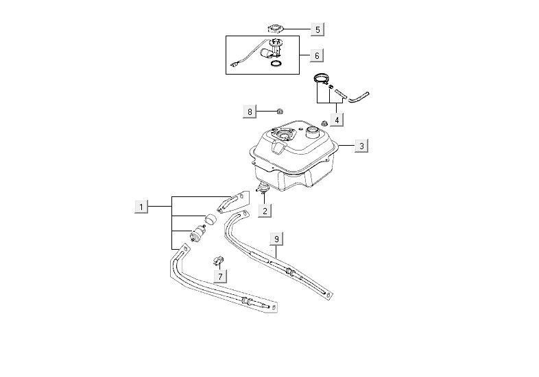 Zbiornik paliwa Kymco Agility Fat 12' 4-suwowy brązowy