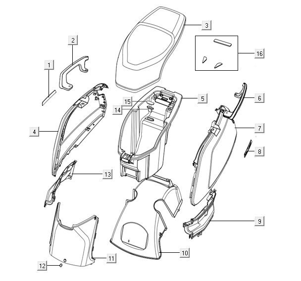Pokrywa tylna Niu NQI Cargo