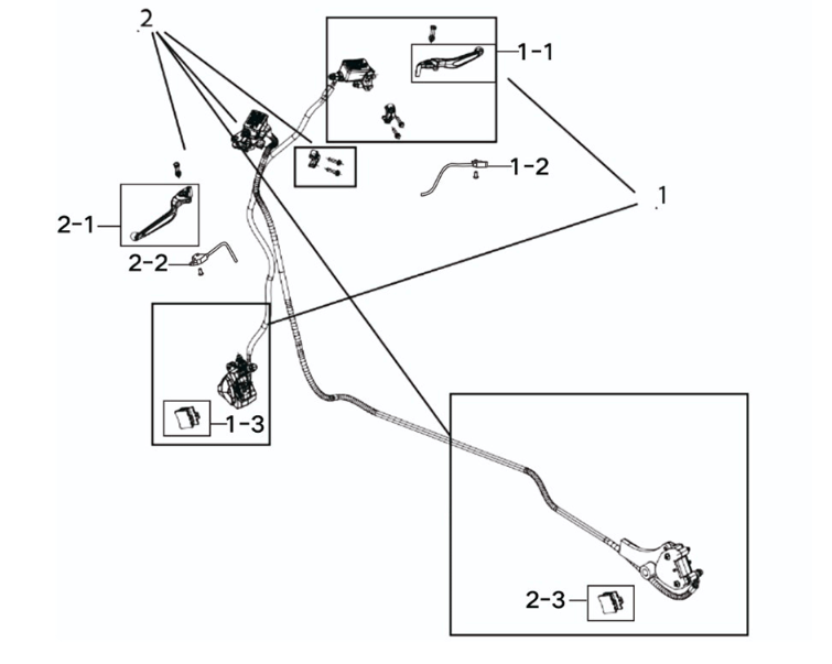 Układ hamulcowy Yadea E8S
