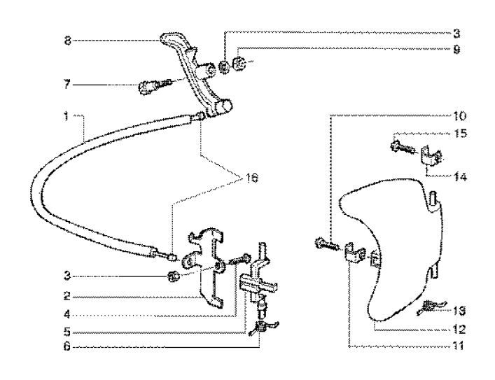 Korek paliwa Gilera Runner 180cc FXR 2-suwowy