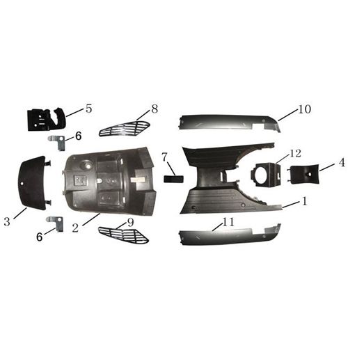 BTC Bellagio (12 cali) 18 czekoladowy brąz