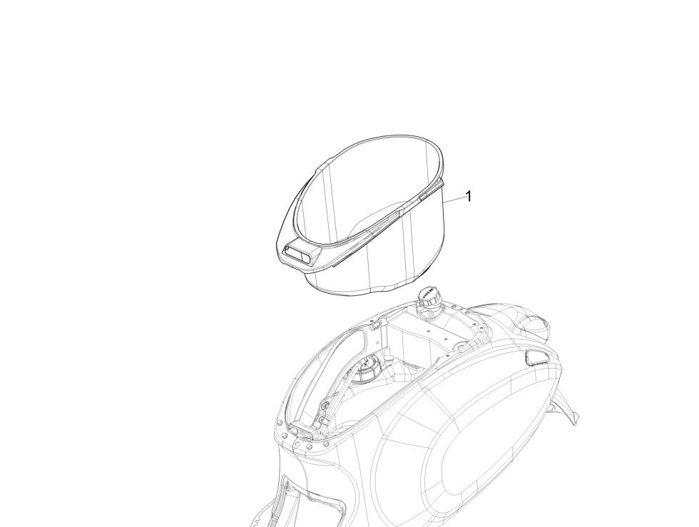Buddybak Vespa Primavera 4-suwowy 3V (euro5 wtrysku IGET)