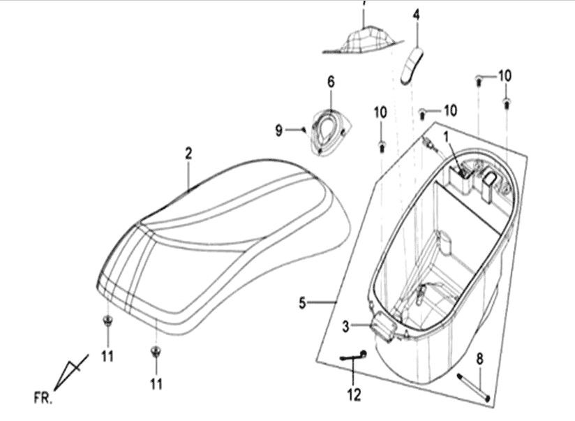 Seat - Pudełko na kask Sym Mio