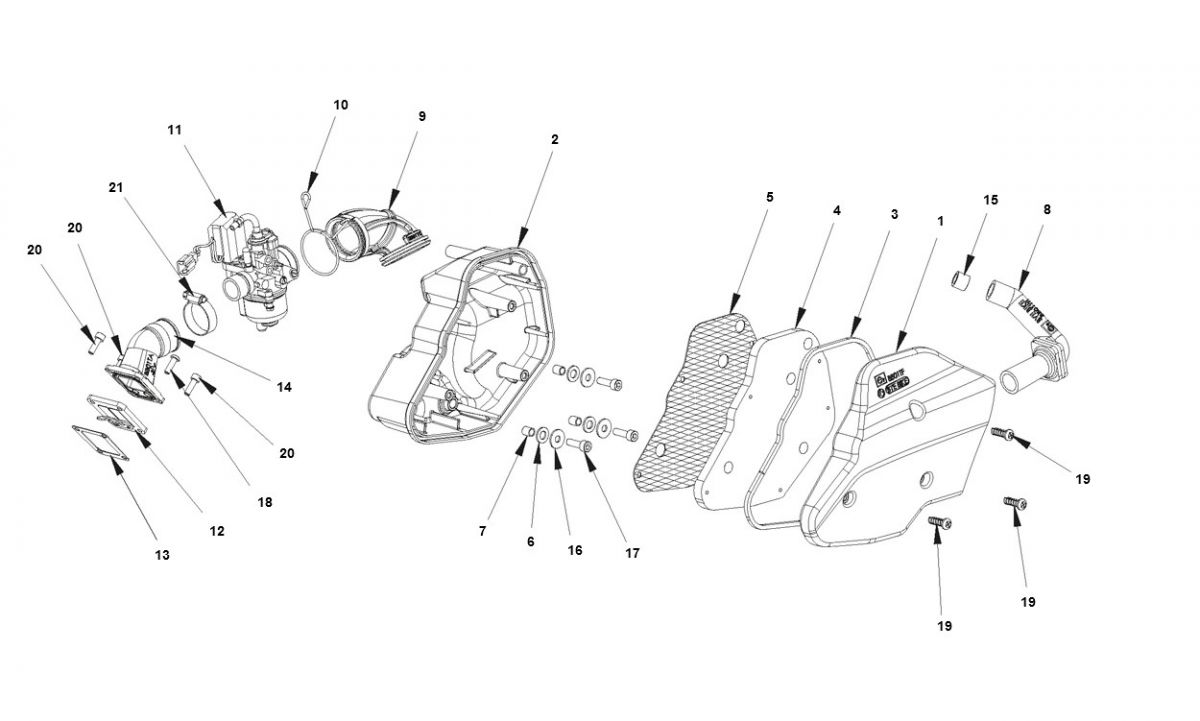 Filtr powietrza Bye-Bike-Bye-Bike Luchtfilter