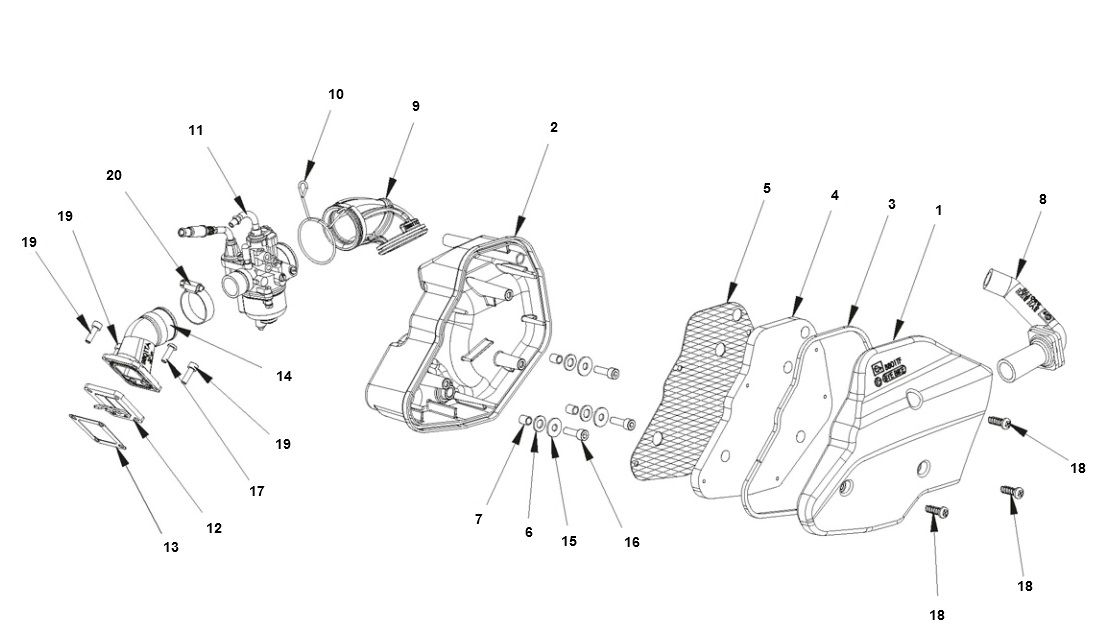 Filtr powietrza Bye-Bike-Bye Bike Luchtfilter