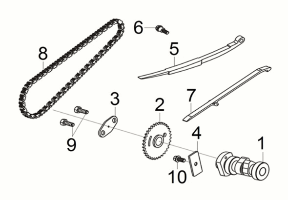 Cam shaft Sym Joymax Z 125i E5 2022
