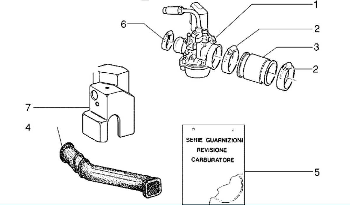 Gaźnik Piaggio Zip RST