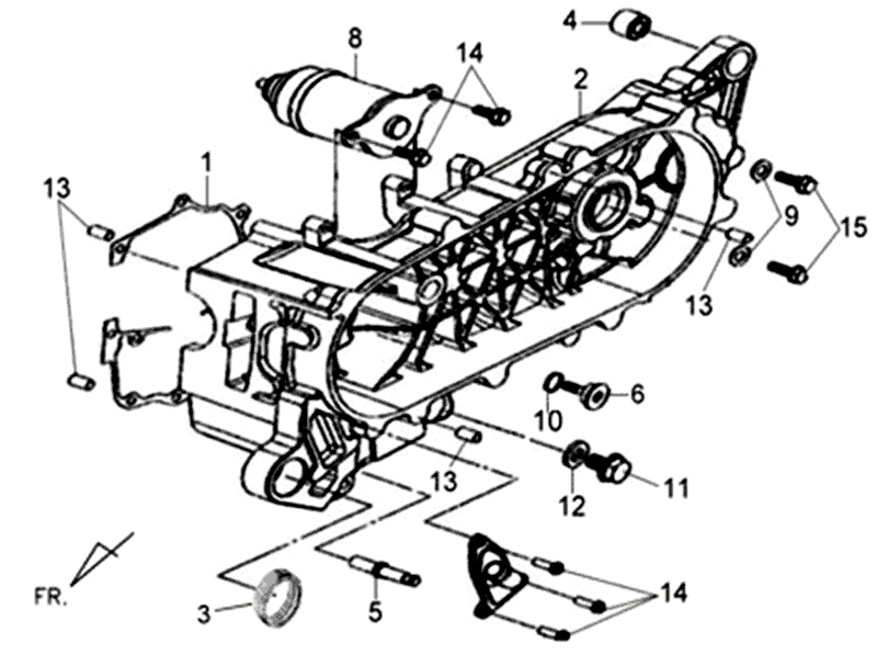 Osłona przez Sym Fiddle II (BK-7C) szara
