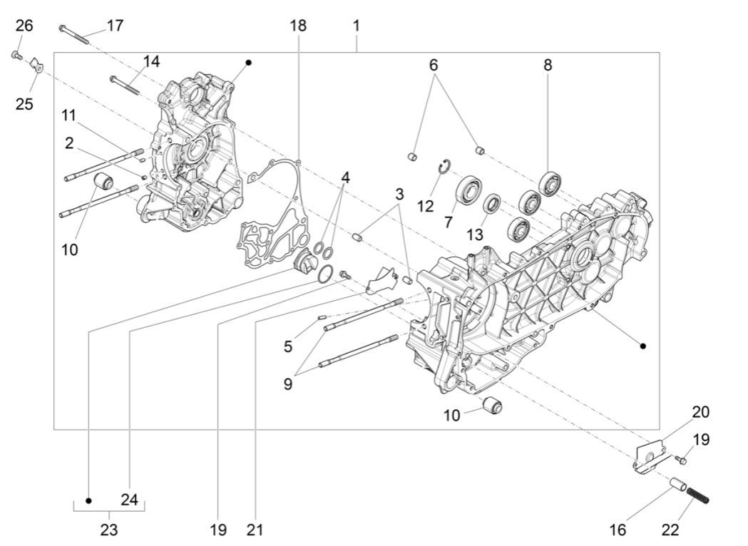 Carter Piaggio Liberty 125 4-suwowy 3V IE ABS (IGET Euro 5)