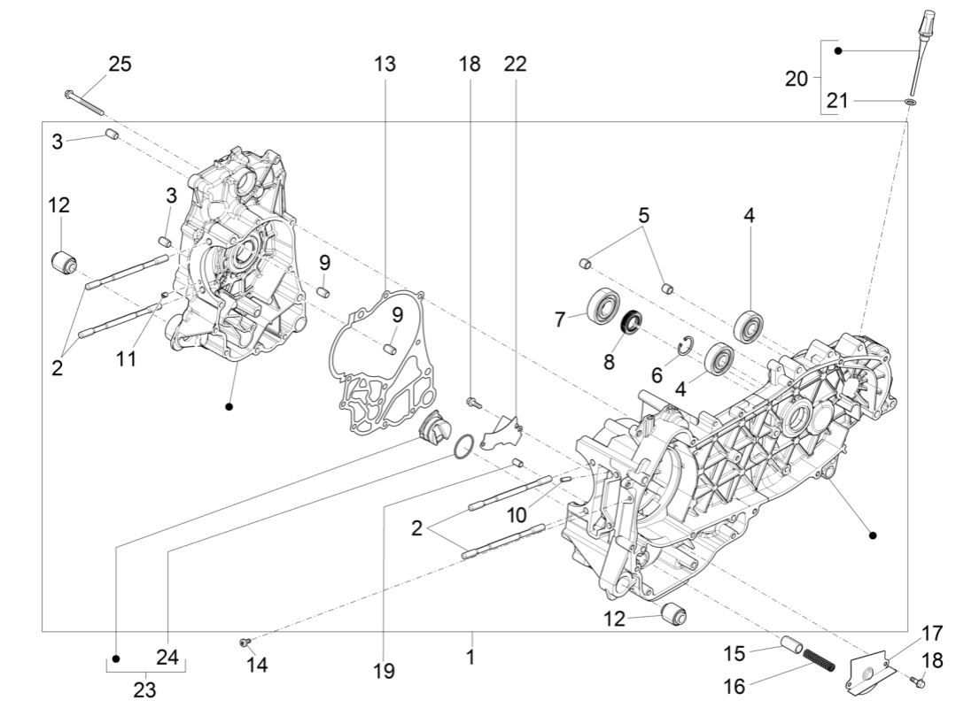 Carter Piaggio MP3 300 czyli E4 LT BIZNES - SPORT NOABS-ABS 2016 - 2018 (EMEA)
