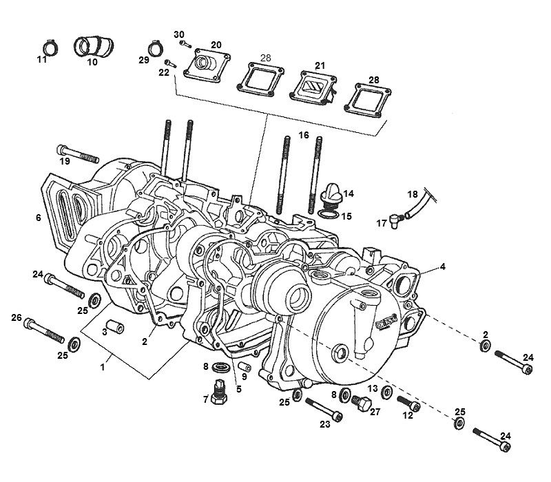 Carter Derbi Senda R stary model