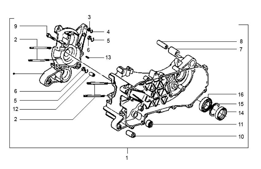 Carter Gilera Runner 98-2005 2-suwowy