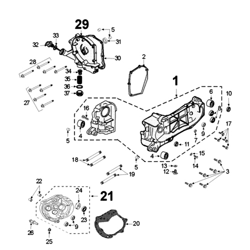 Carter Peugeot Kisbee brązowy