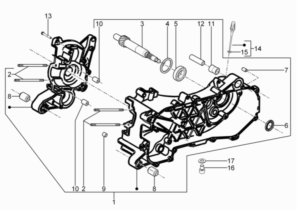 Carter Piaggio Typhoon 50 2-suwowy Euro 3 2011