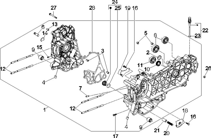 Carter Vespa GTS 250 czyli 2005-2009 (z ABS)