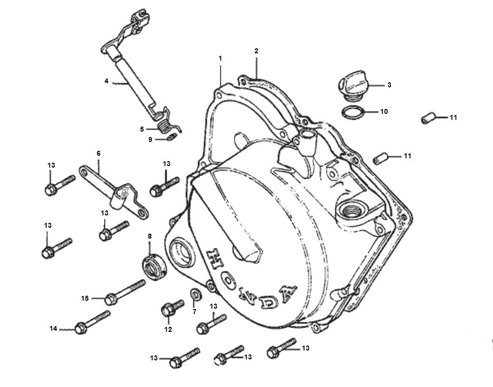 Osłona skrzyni korbowej Honda MTX-SH