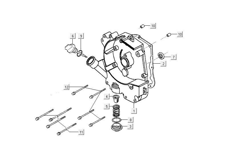 Skrzynia korbowa Kymco Agility FR 12
