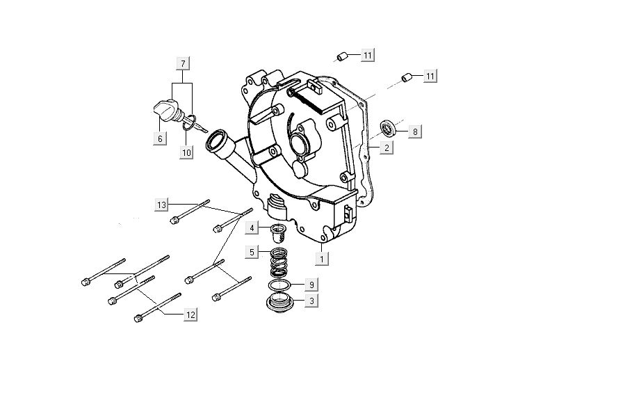 Miska olejowa Kymco Carry 4-suwowa czarna