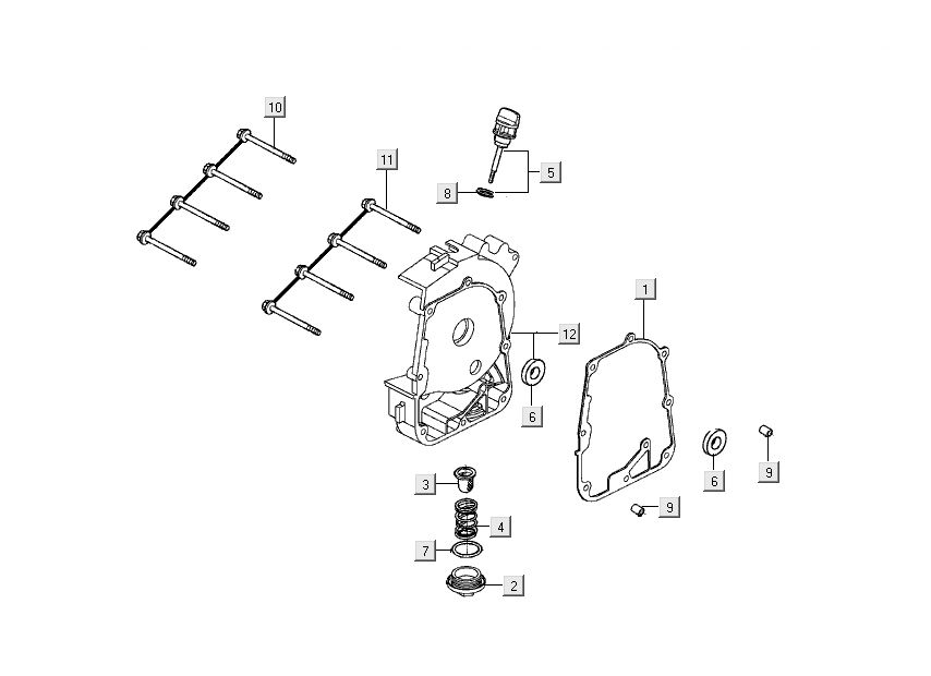 Skrzynia korbowa Kymco People S 4-suwowa mata granatowa
