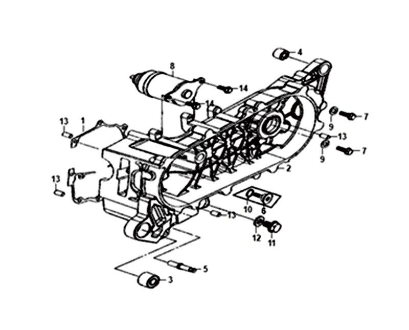 ROZRUSZNIK LEWEGO SKRZYNI KORBOWEJ SYM Orbit II E4