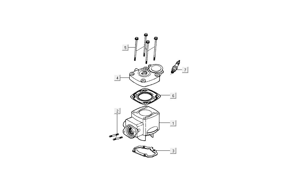 Cylinder Kymco B&W LC 2-suwowy srebrny
