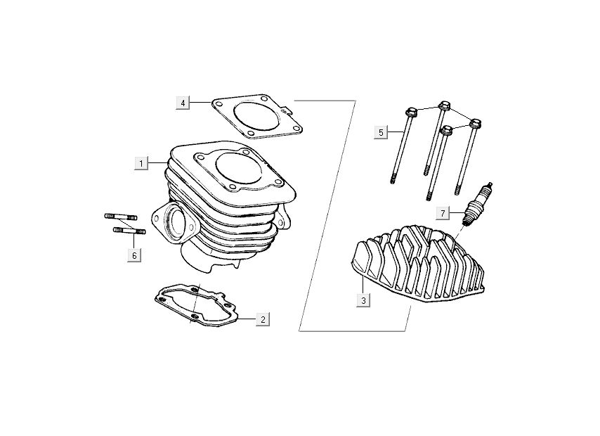 cylinder Kymco Grand Dink 2-suwowy tytan