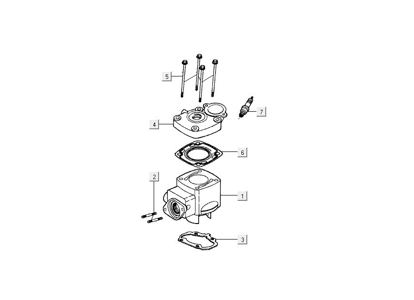 Cylinder Kymco Super9 2-suwowy nm srebrny