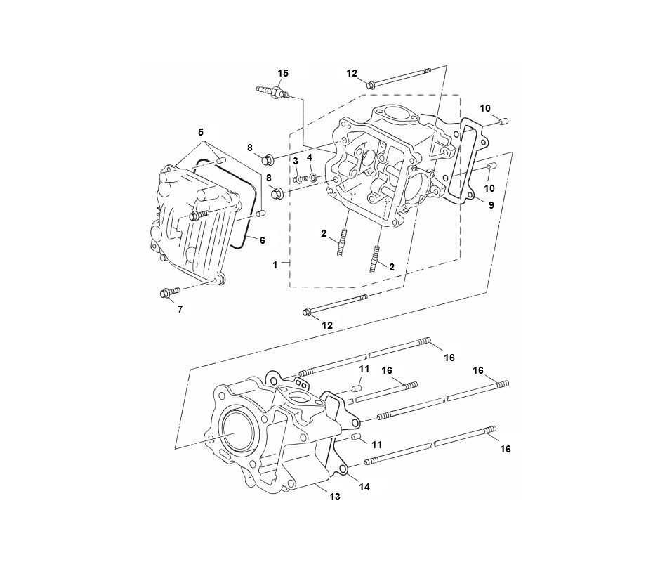 Cylinder Yamaha Aerox 4-suwowy 2014