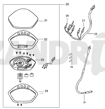 Kokpit-kasjerz Santini Capri czarny