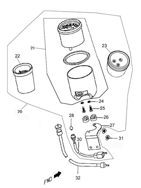 Kokpit-kasjer Benzhou YY50QT-15 czarny