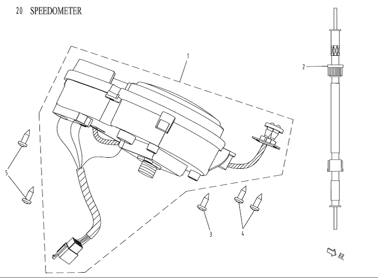 Kokpit-Teller China Venom biały